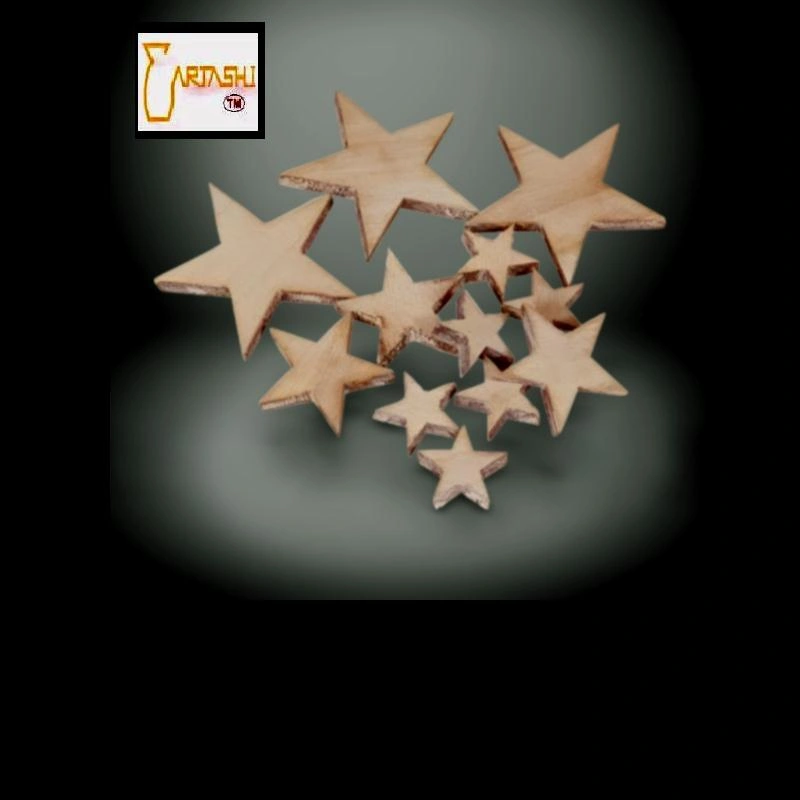 wood stars for decoration