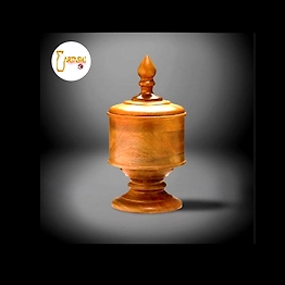 ARTASHI Big jar wooden - Handcrafted Decorative Home Accent