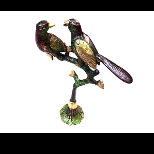 Birds Figurines - Handcrafted Decorative Home Accent