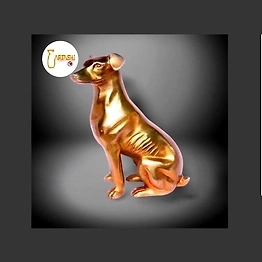 ARTASHI Figurine Dog - Handcrafted Decorative Home Accent