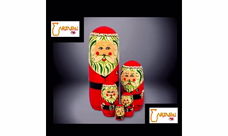 Santa toys wooden