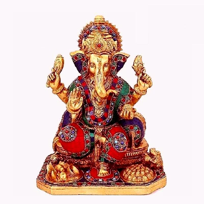 artashi ganesh idol brass