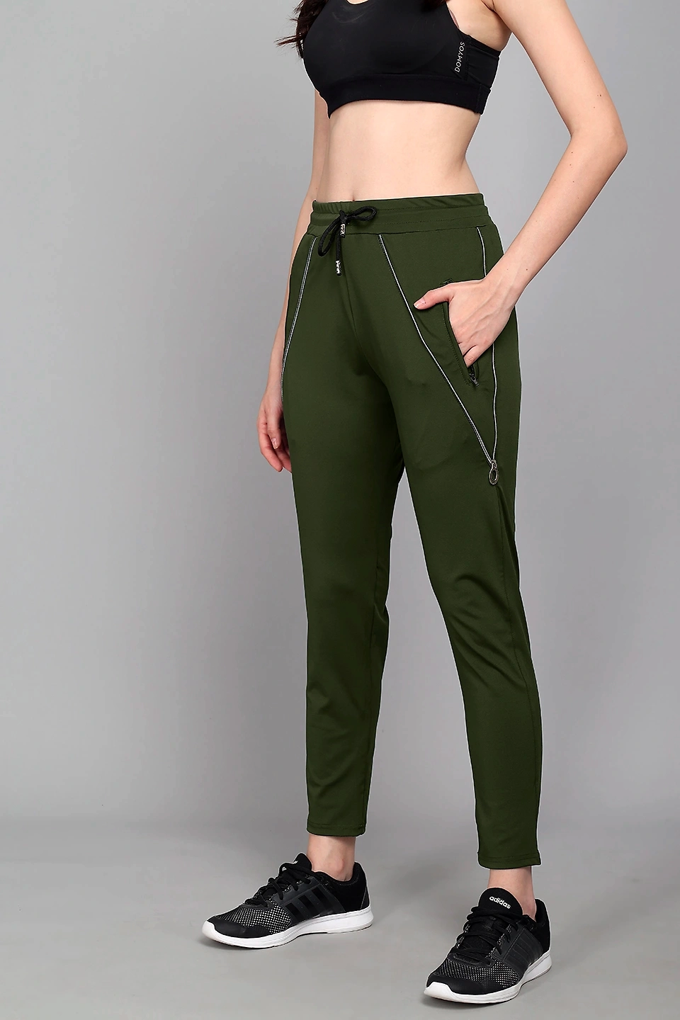 Zip Up Pant-30-32 (L)-Green-1