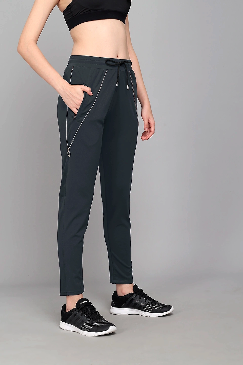 Zip Up Pant-Grey-30-32 (L)-2