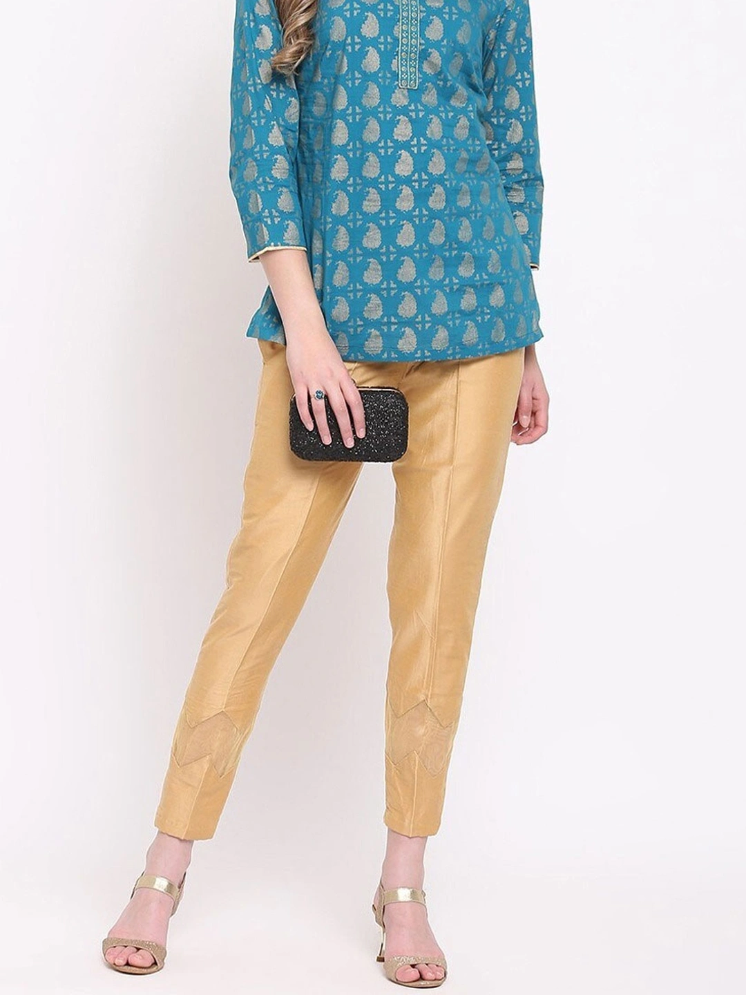 Zig Zag Silk Pant-Go1020