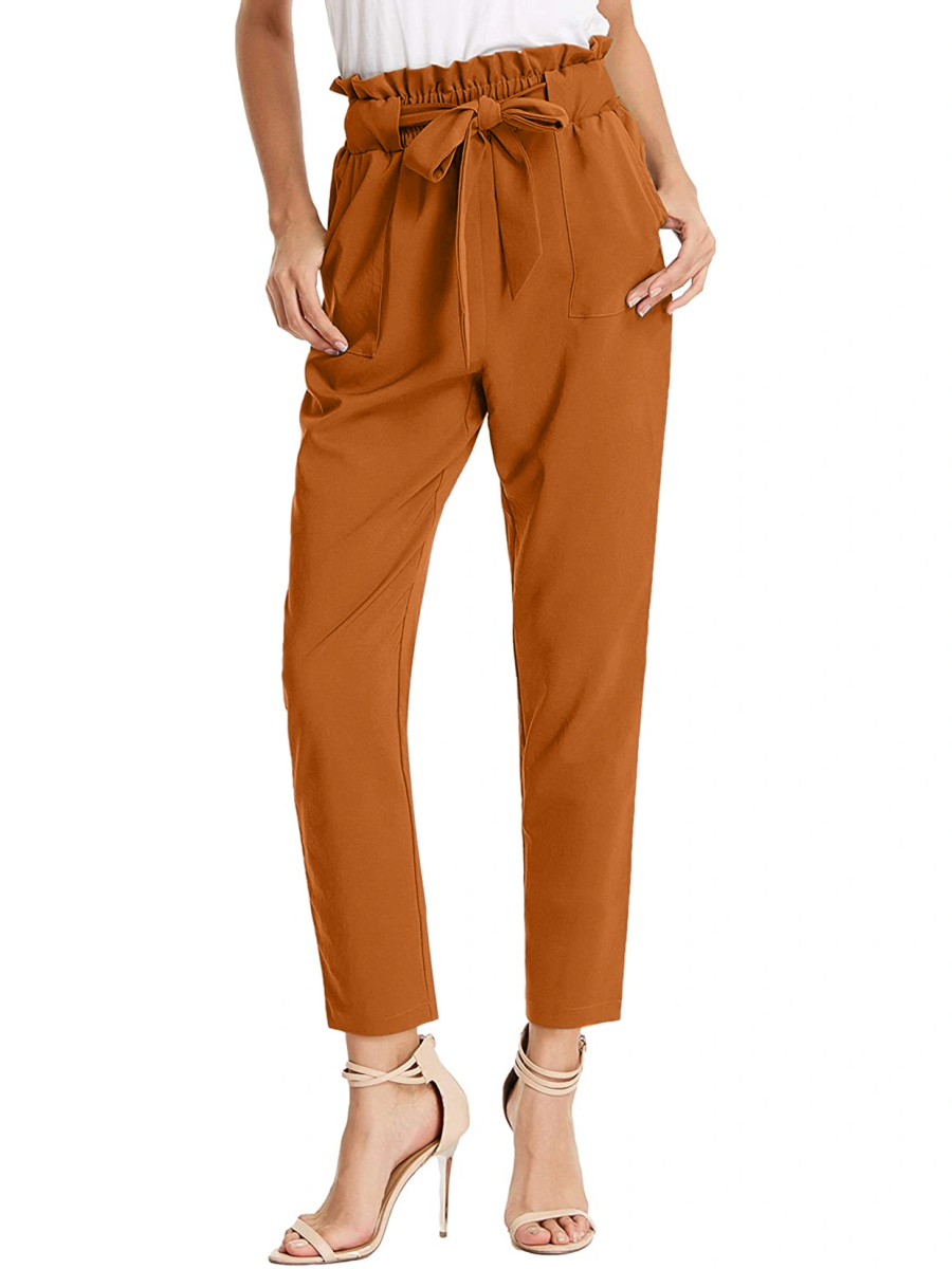 Tie Knot Pant-Golden-30-32 (L)-1