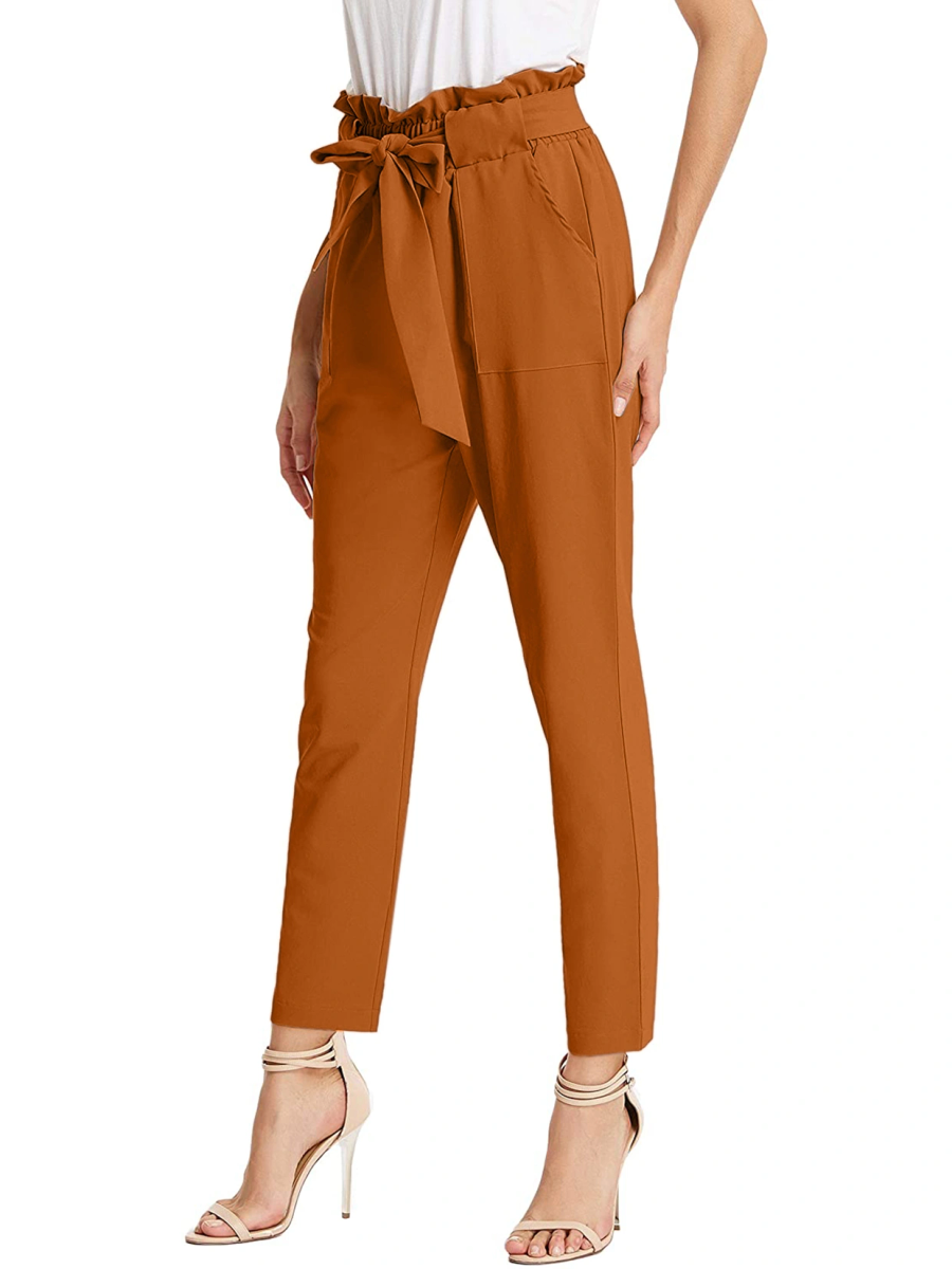 Tie Knot Pant-Golden-30-32 (L)-2