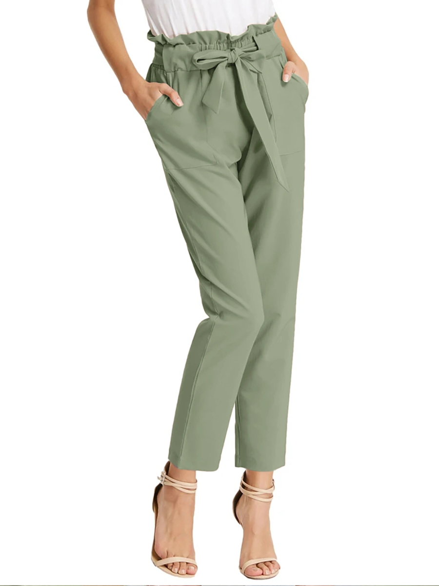 Tie Knot Pant-Green 1-30-32 (L)-1