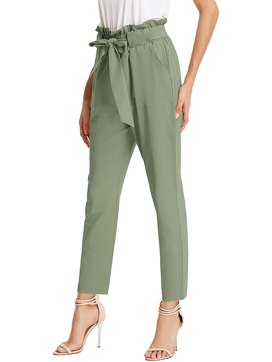 Tie Knot Pant-Green 1-30-32 (L)-3