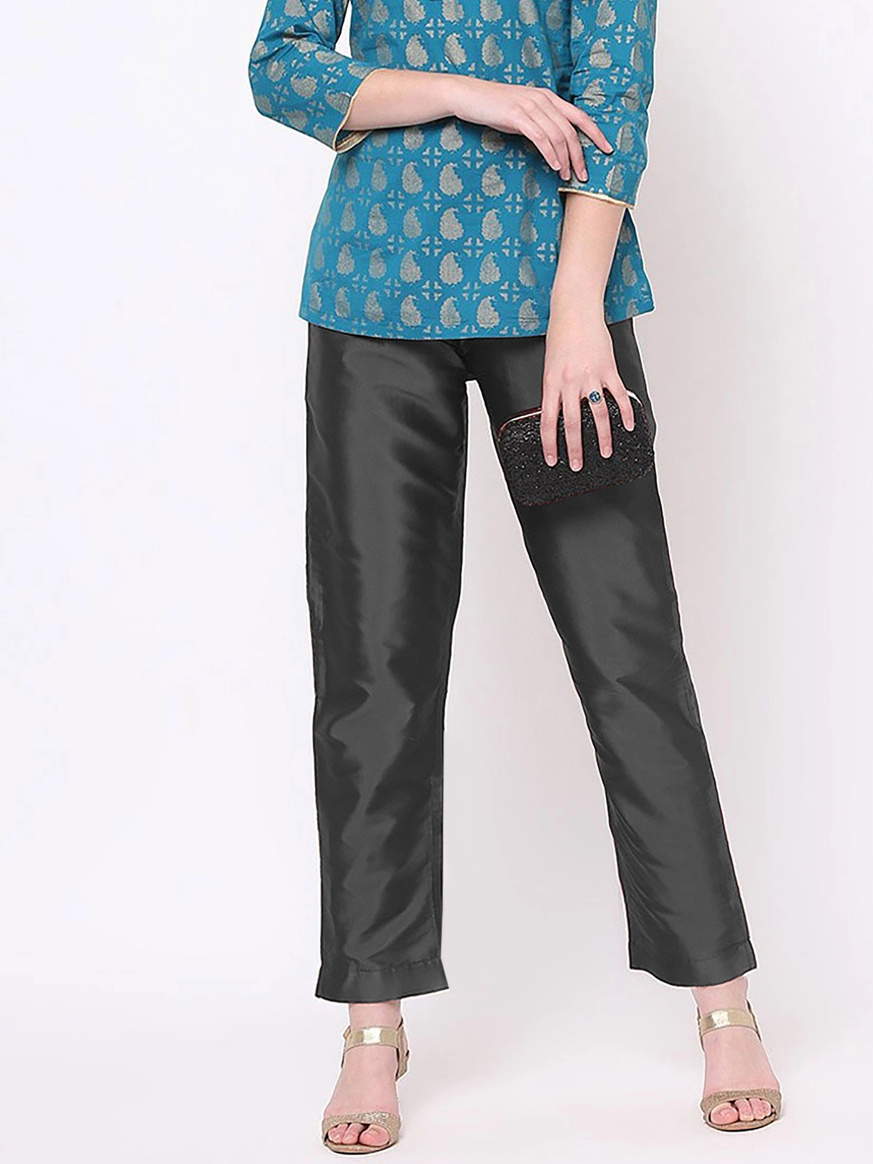 Taffeta Silk Pant-Go1130