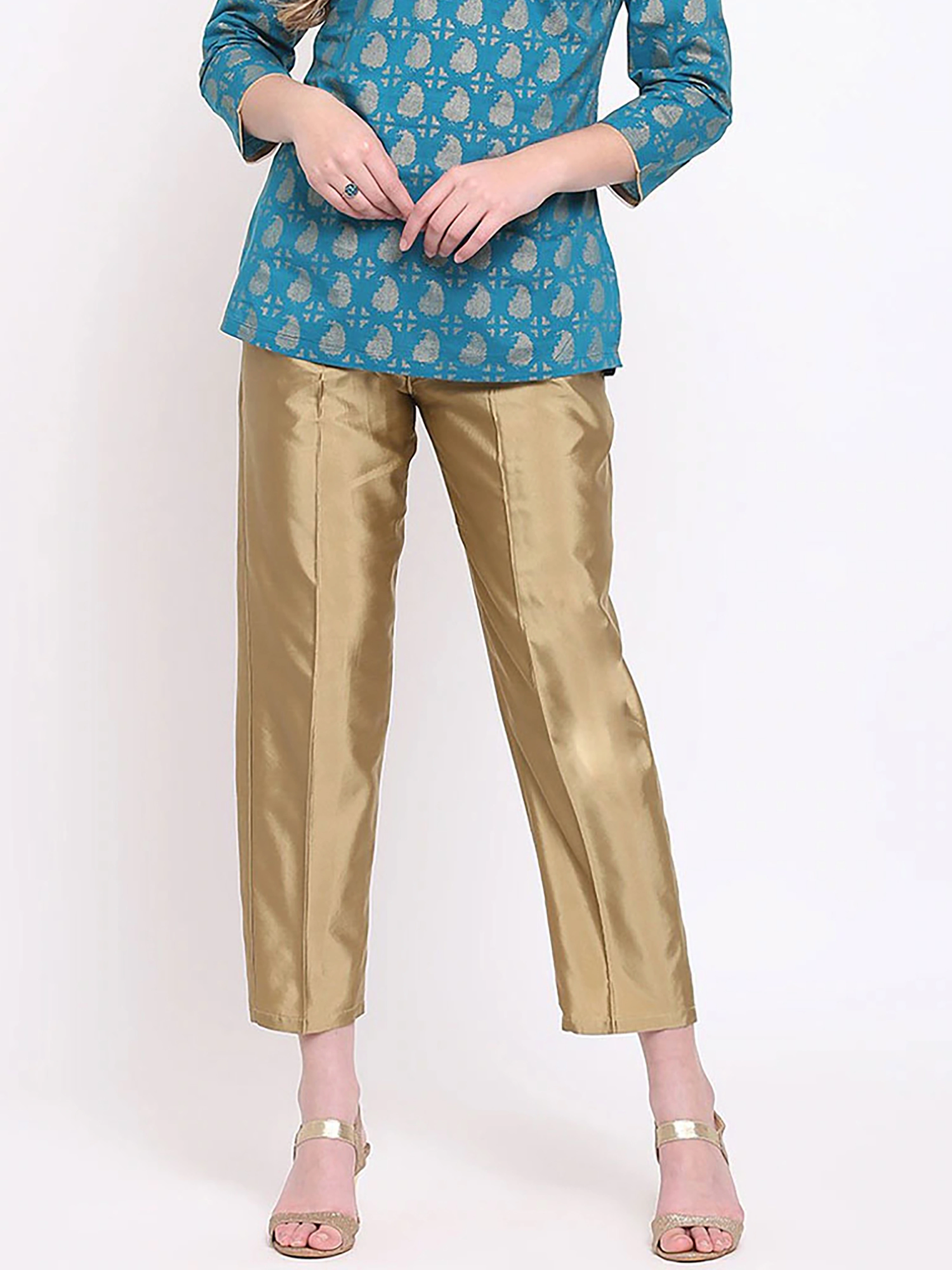 Taffeta Silk Pant-Go1131