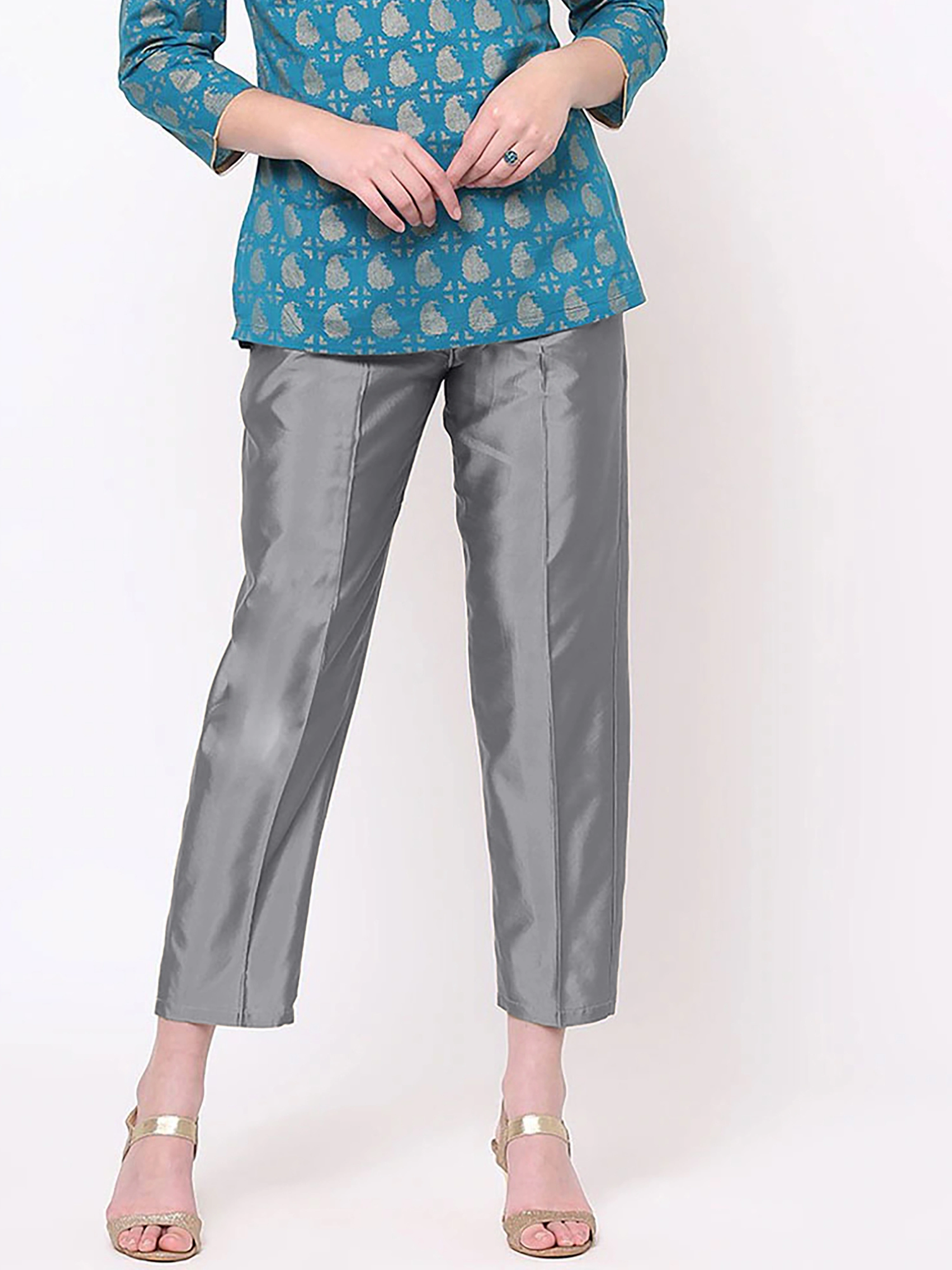 Taffeta Silk Pant-Go1132