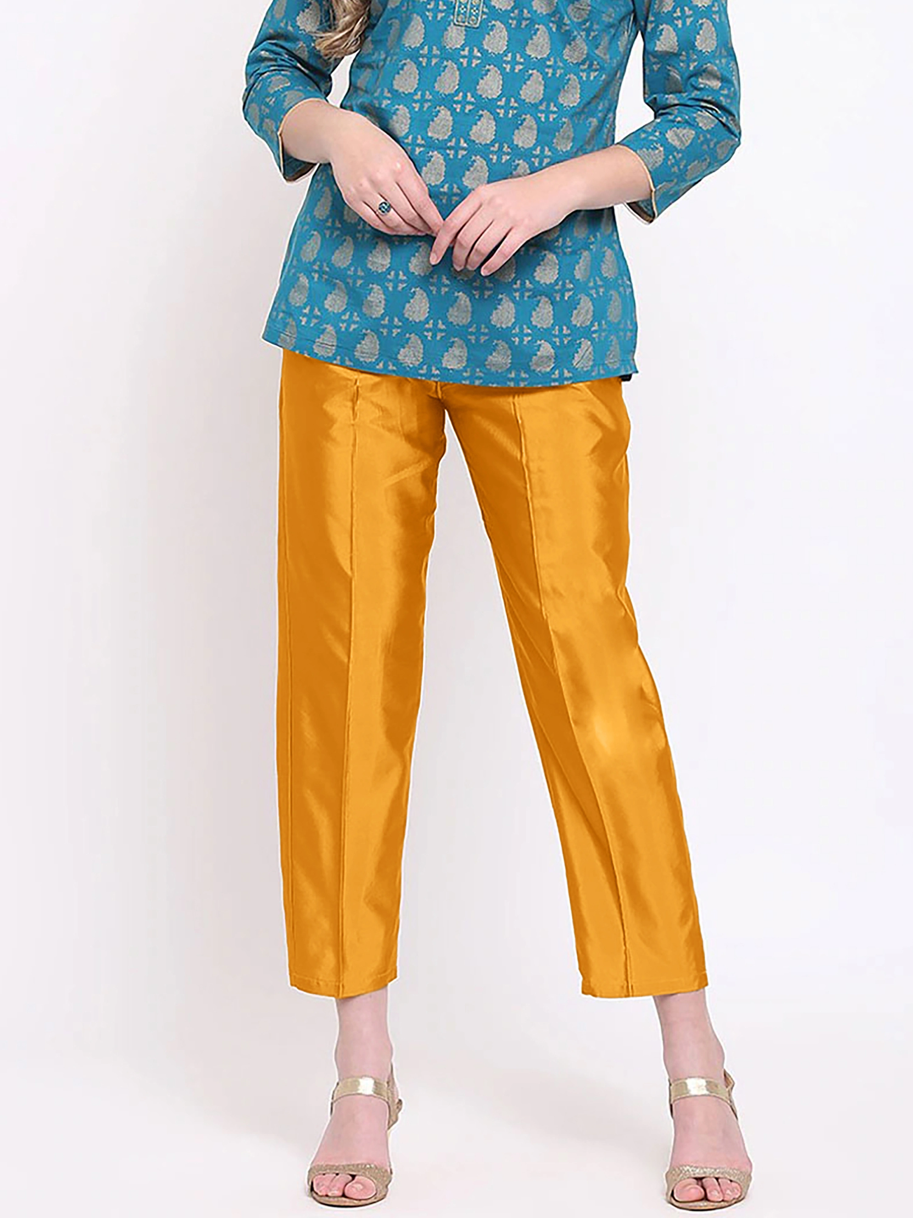 Taffeta Silk Pant-Go1136