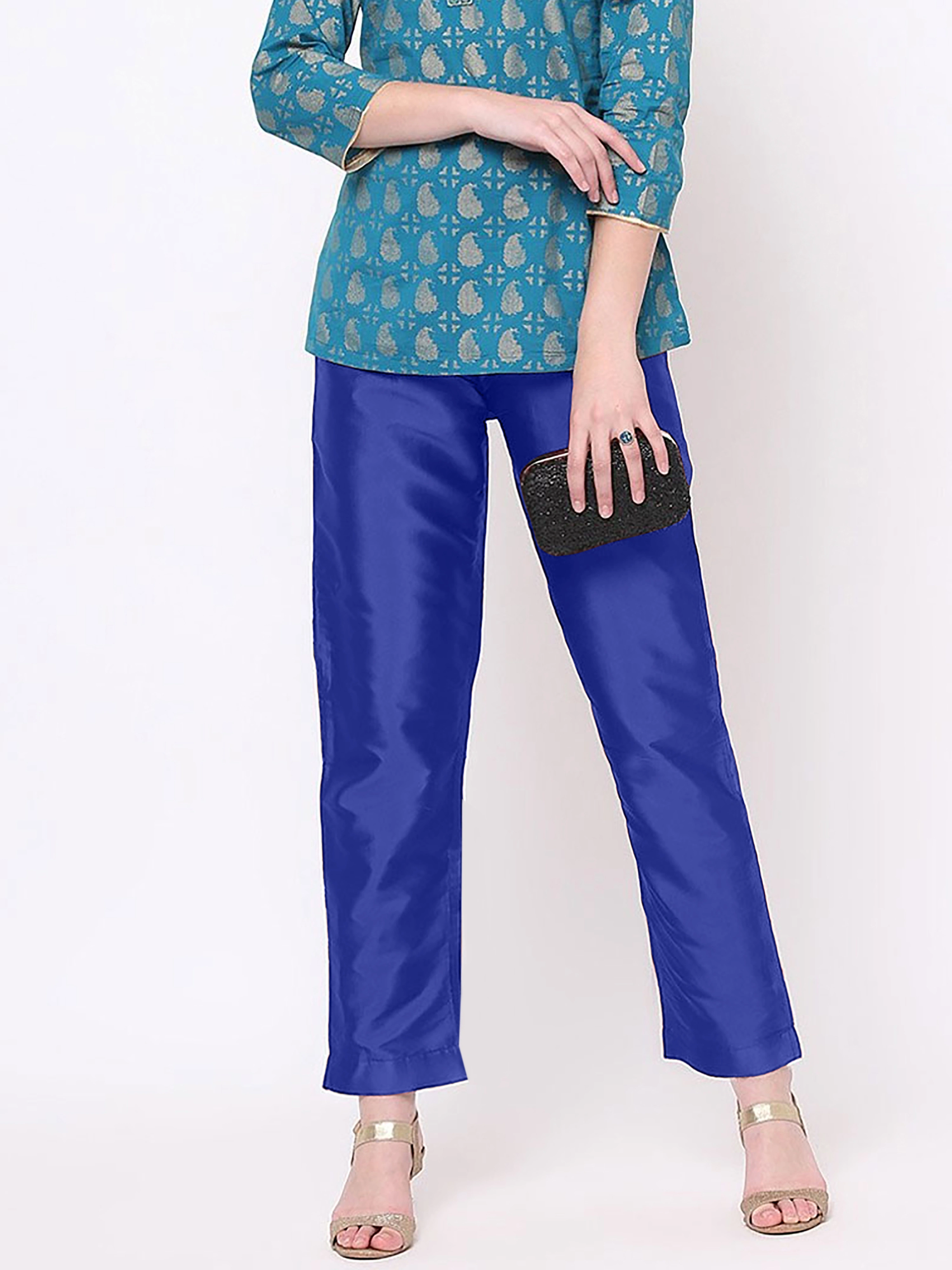 Taffeta Silk Pant-Go1147