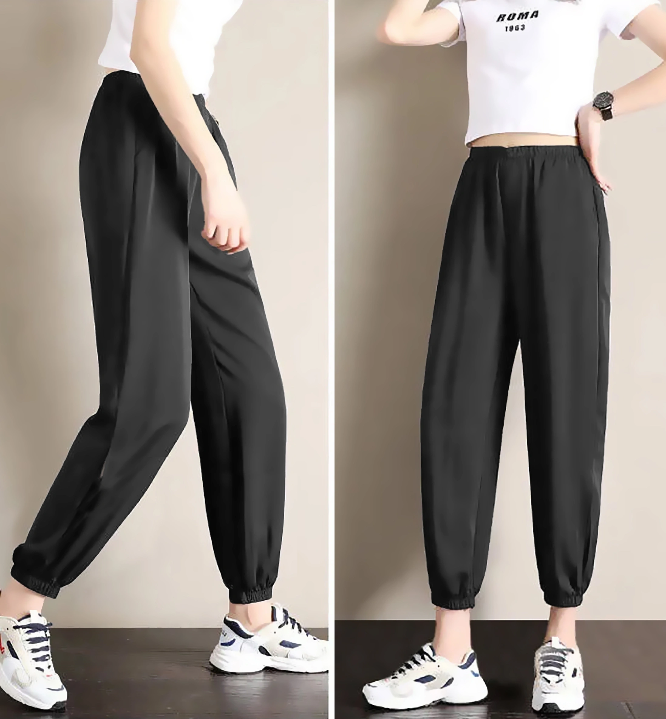 Slit Jogger-34-36 (2XL)-Black-1