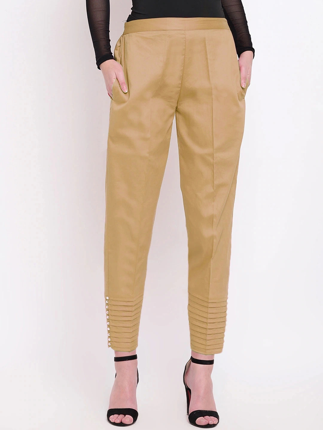 Pintex Pant-32 (L)-Golden-2