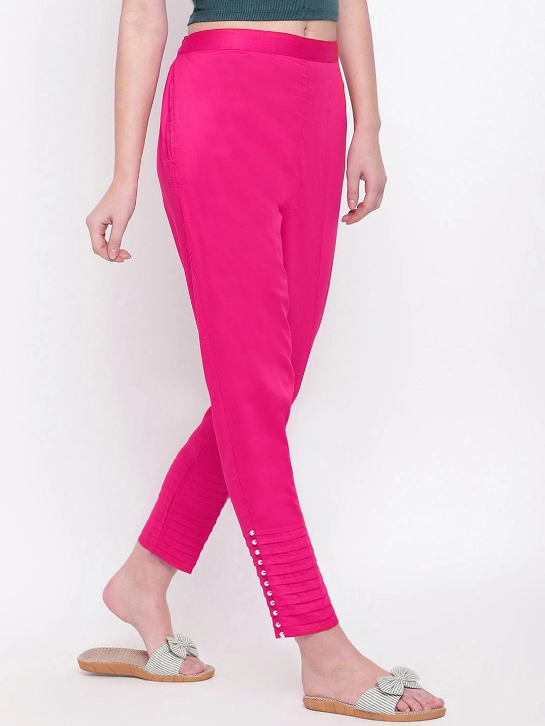 Pintex Pant-32 (L)-Magenta-1