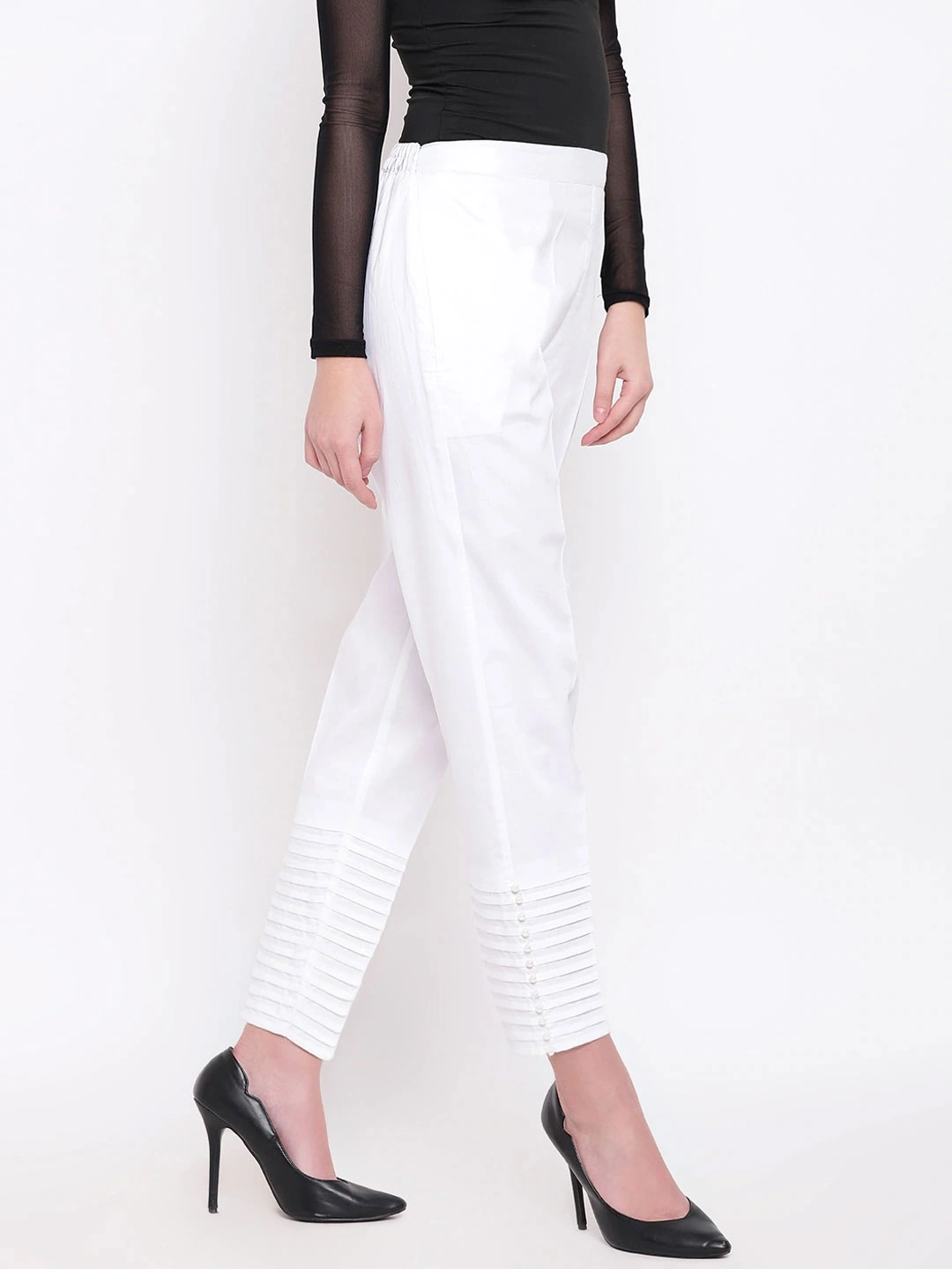 Pintex Pant-White-32 (L)-1