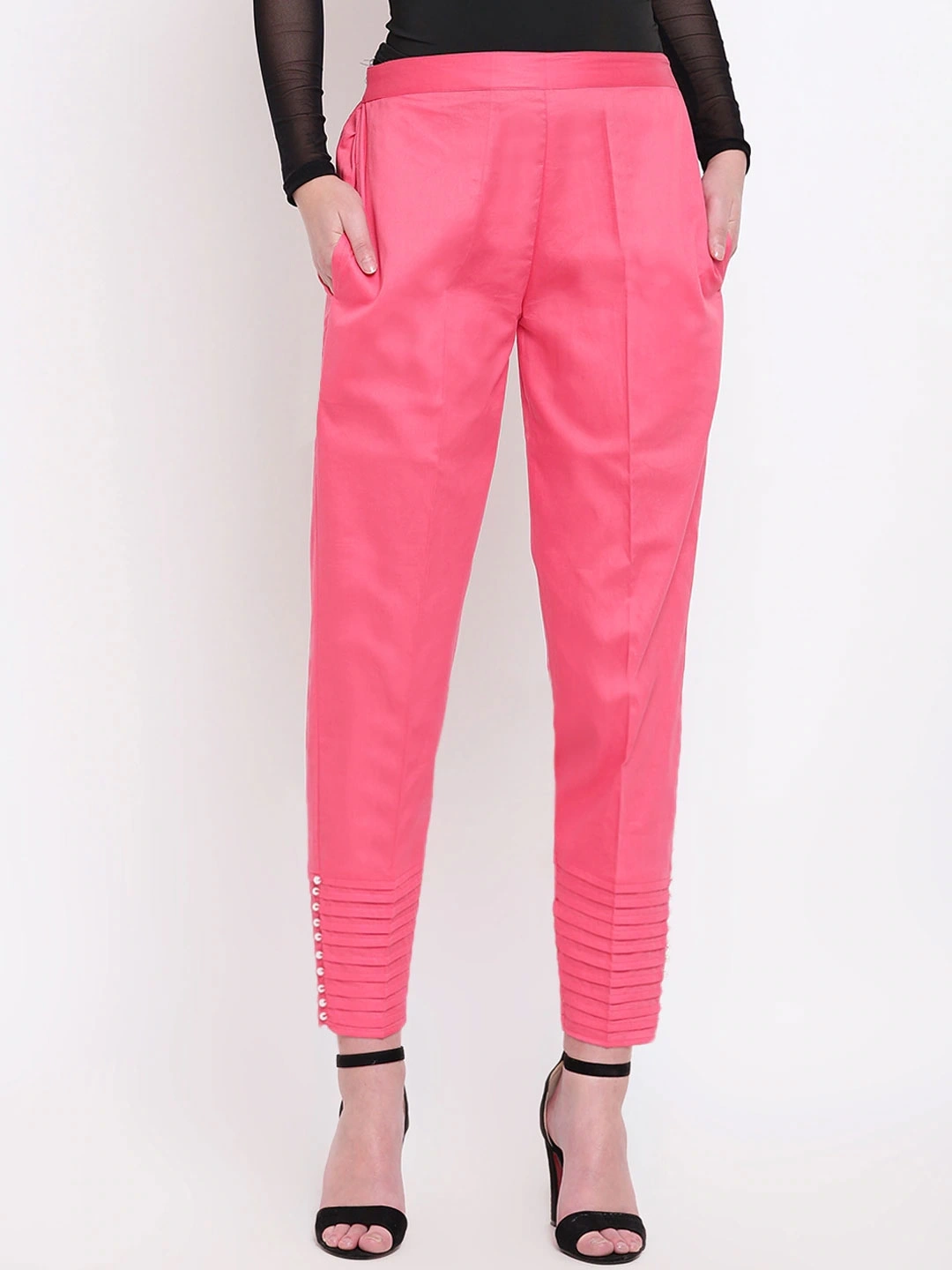 Pintex Pant-32 (L)-Pink-2