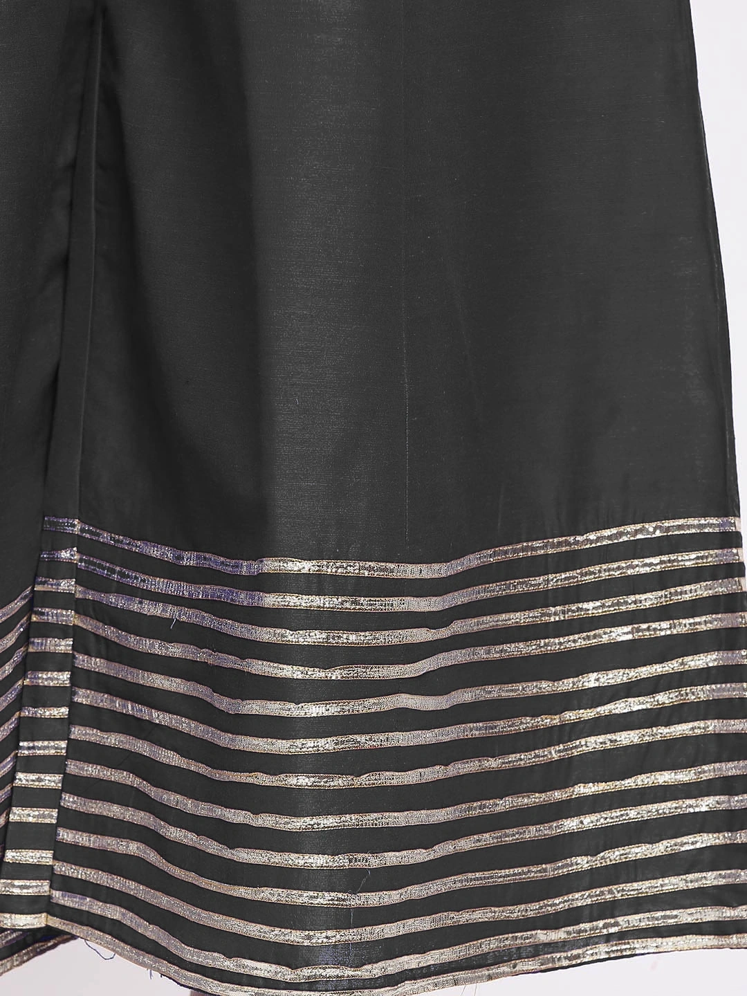 Kalidaar Silk Palazzo-Black-34-38 (2XL)-3