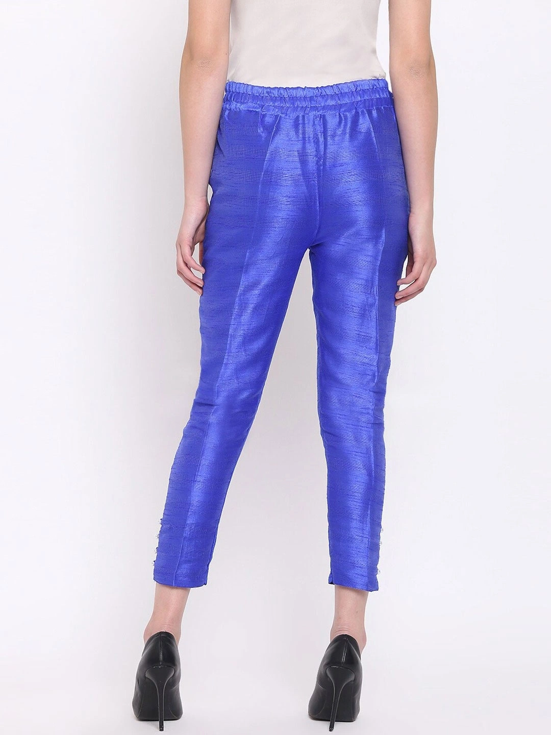 Cotton Silk Pant-Light Blue-30-32 (XL)-3