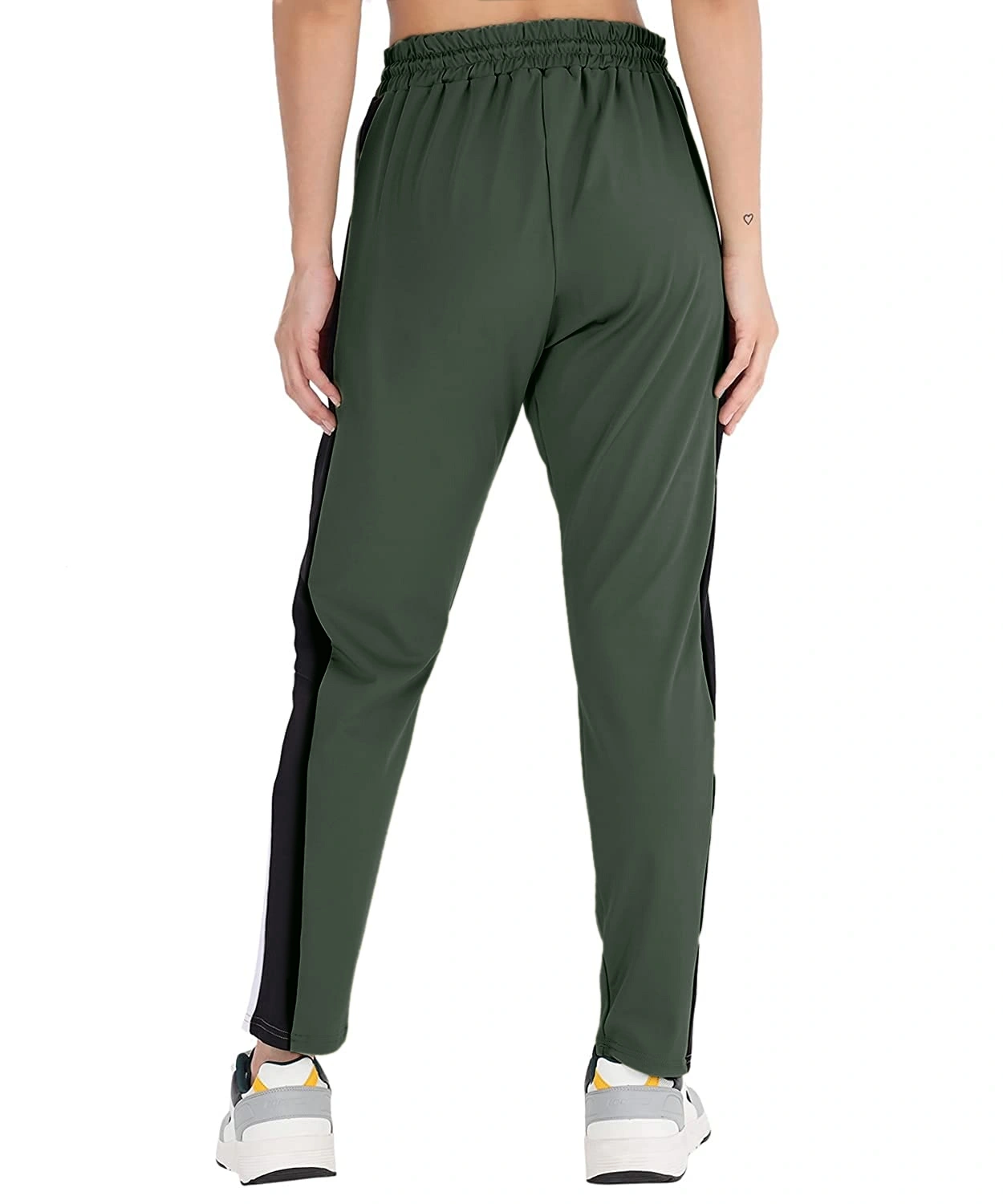 Casual Stripe Pant-30-32 (L)-Green-2