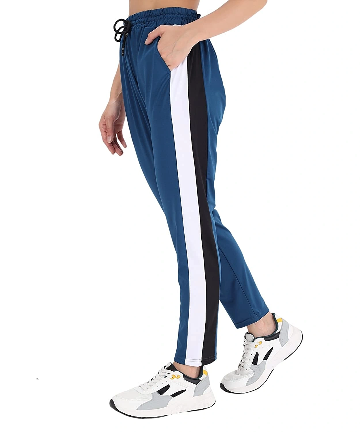 Casual Stripe Pant-30-32 (L)-Blue-1