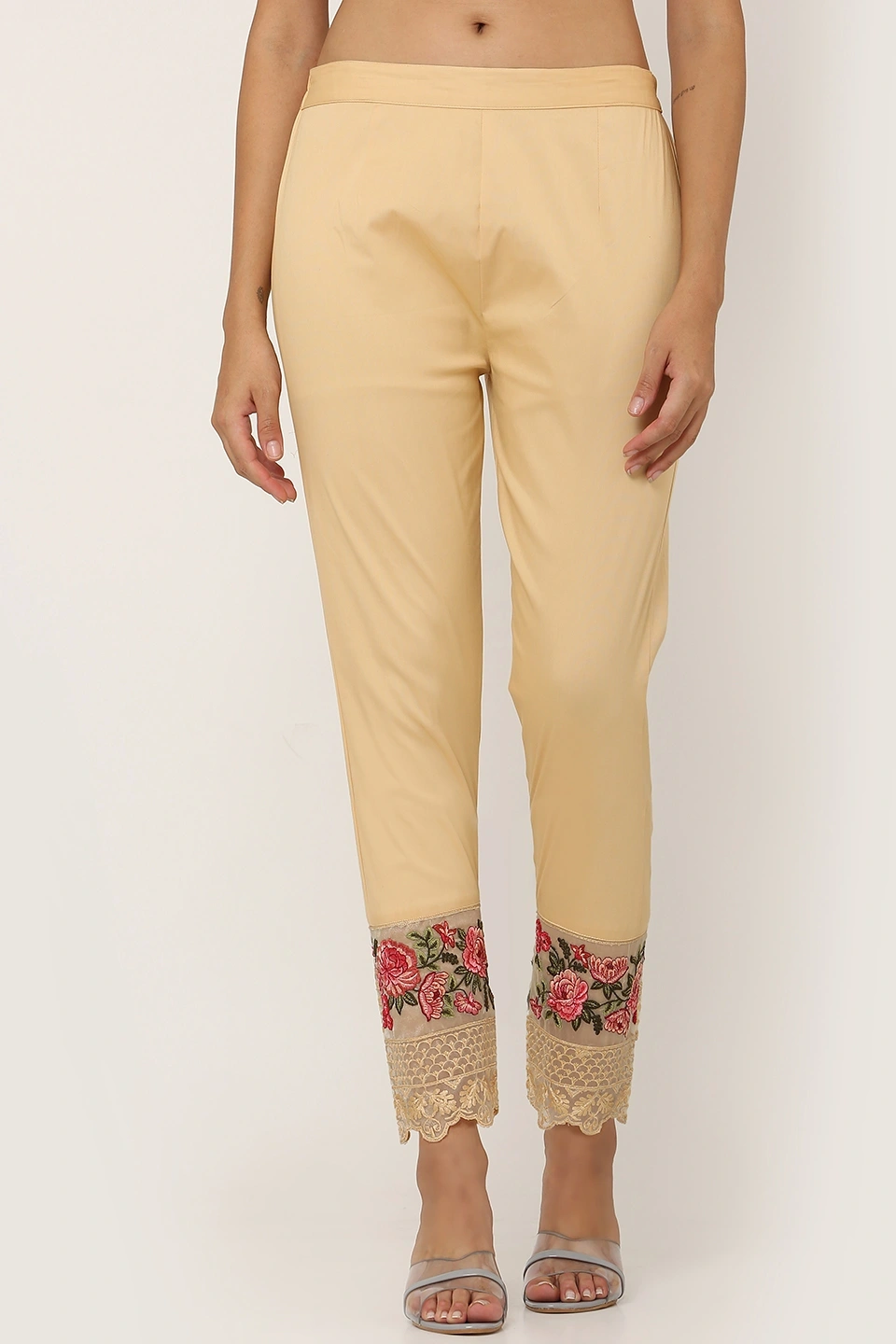 Rose Tissue Pant-Golden-32 (L)-4