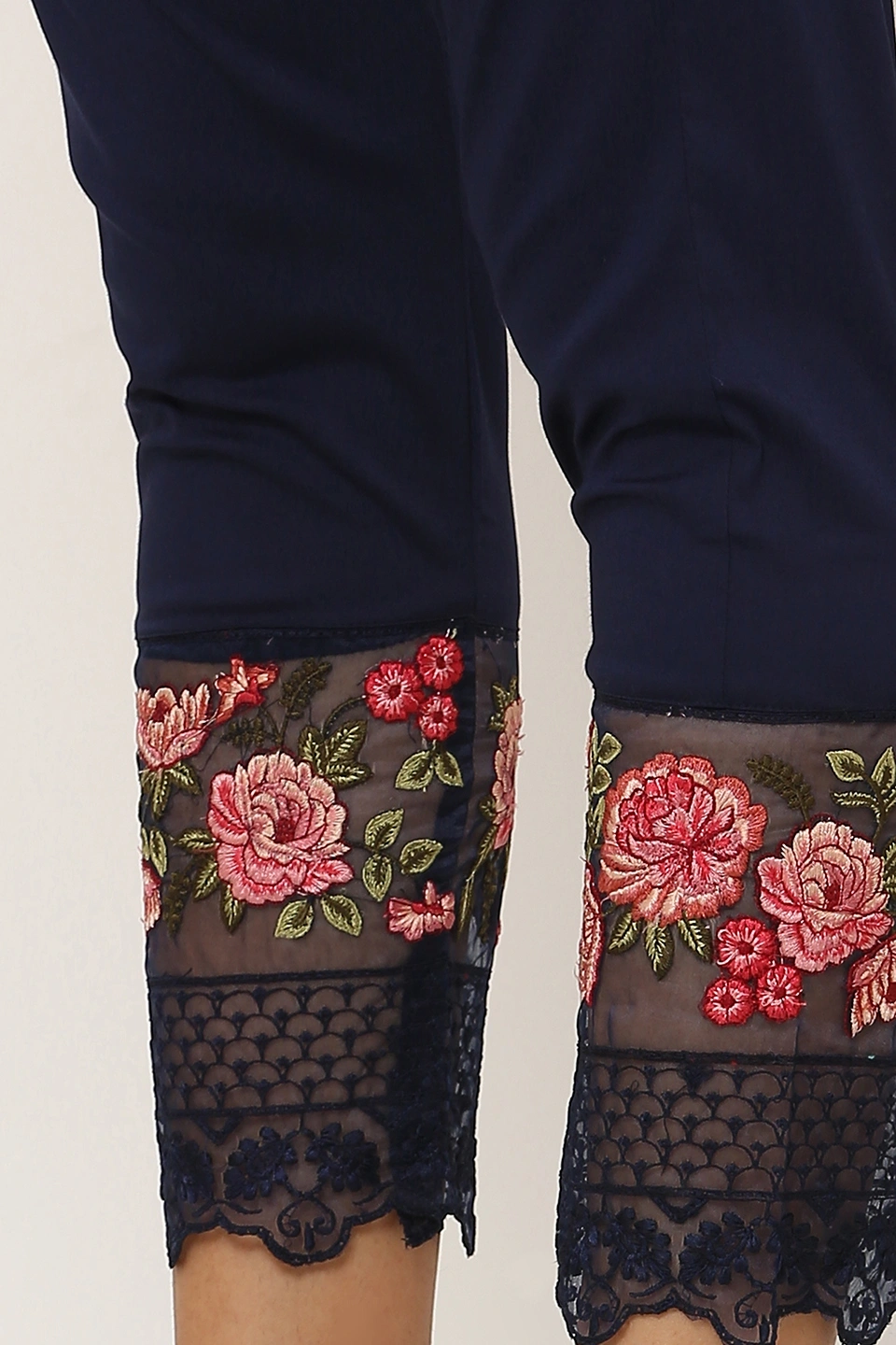 Rose Tissue Pant-Navy-32 (L)-4