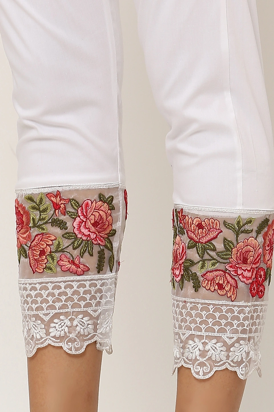 Rose Tissue Pant-White-32 (L)-4