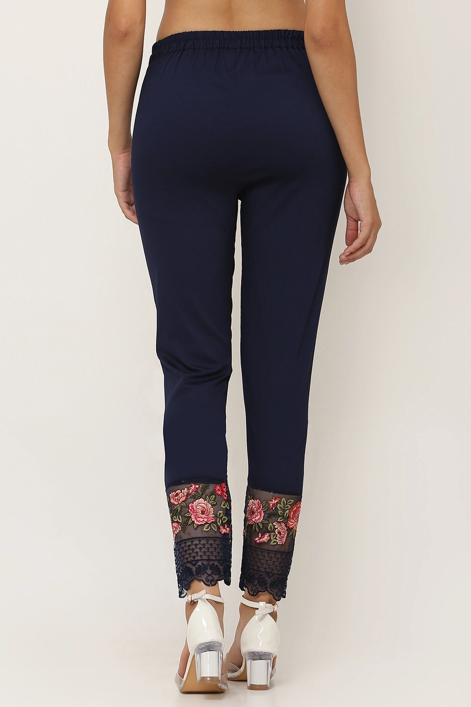 Rose Tissue Pant-Navy-38 (3XL)-3