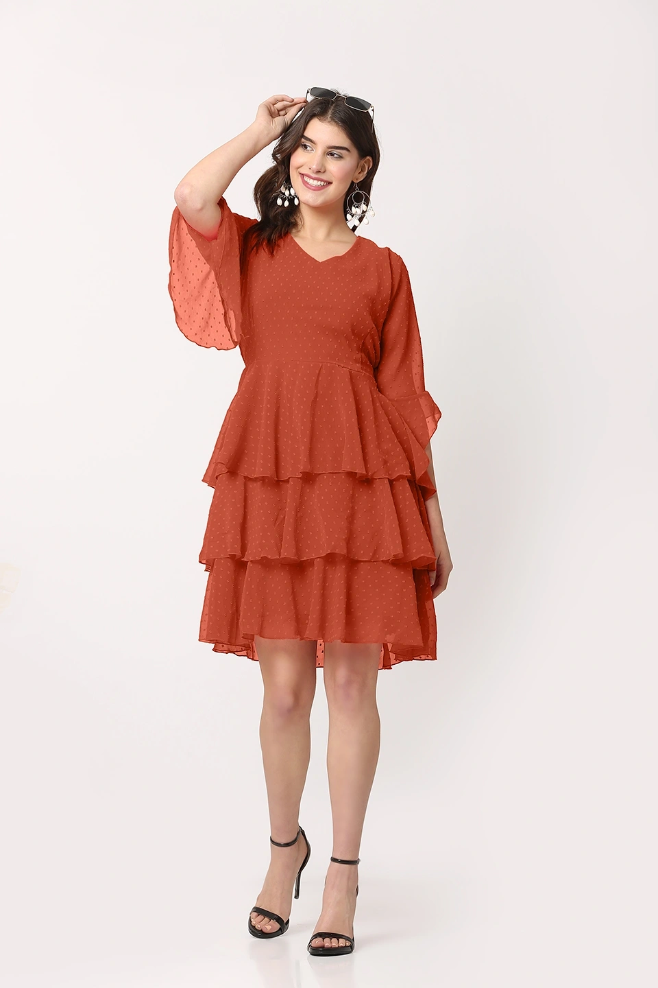 Swiss Dress-30-32 (XL)-Copper-4