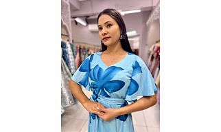 Sky Flower Gown (Full Stitch)