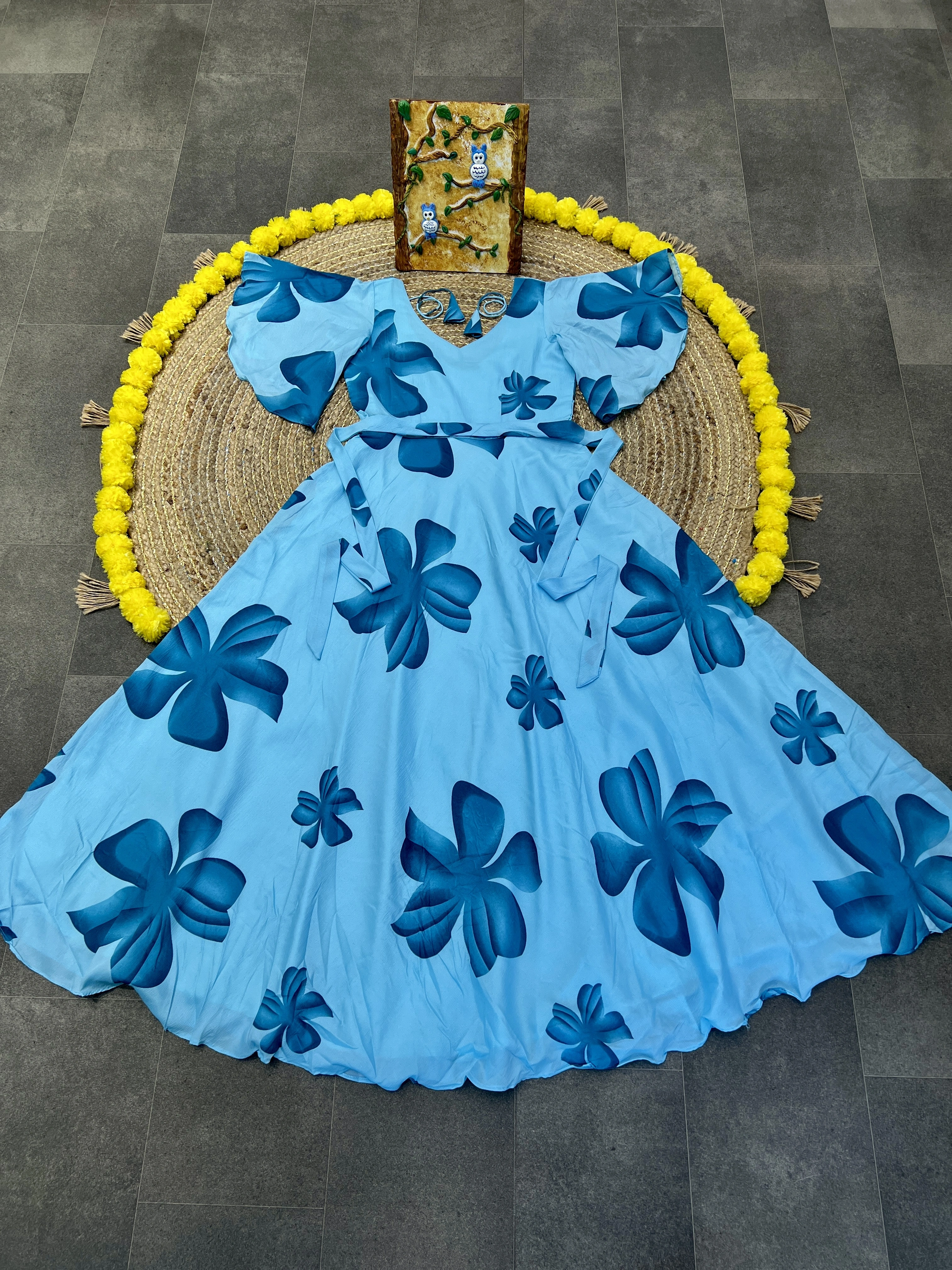 Sky Flower Gown (Full Stitch)-3