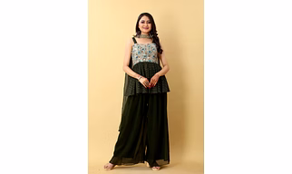 Marvel Mehendi Sharara Top