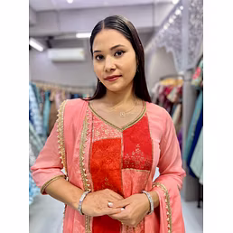 Designer 3 Piece Suit,(Full Stitch)