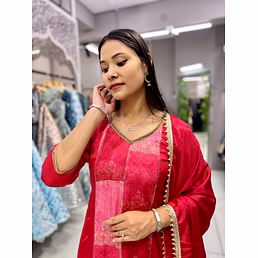 Designer 3 Piece Suit,(Full Stitch)