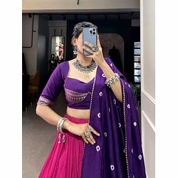 Pure Chanderi Lehenga