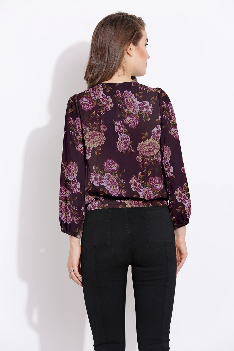 Overlap Shrug Top-Purple-38 (M)-1