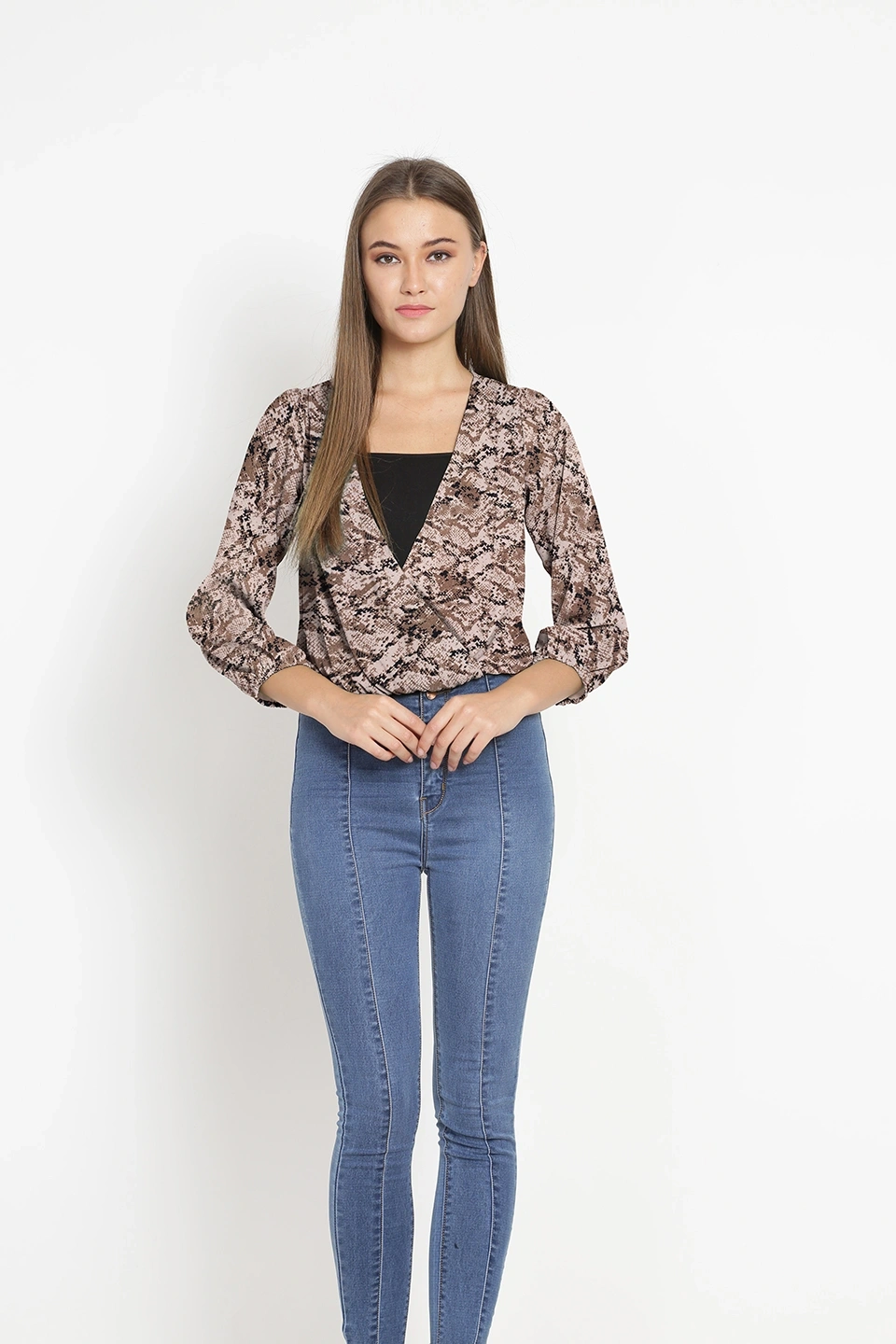 Overlap Shrug Top-Top1028