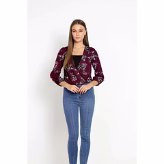 Overlap Shrug Top