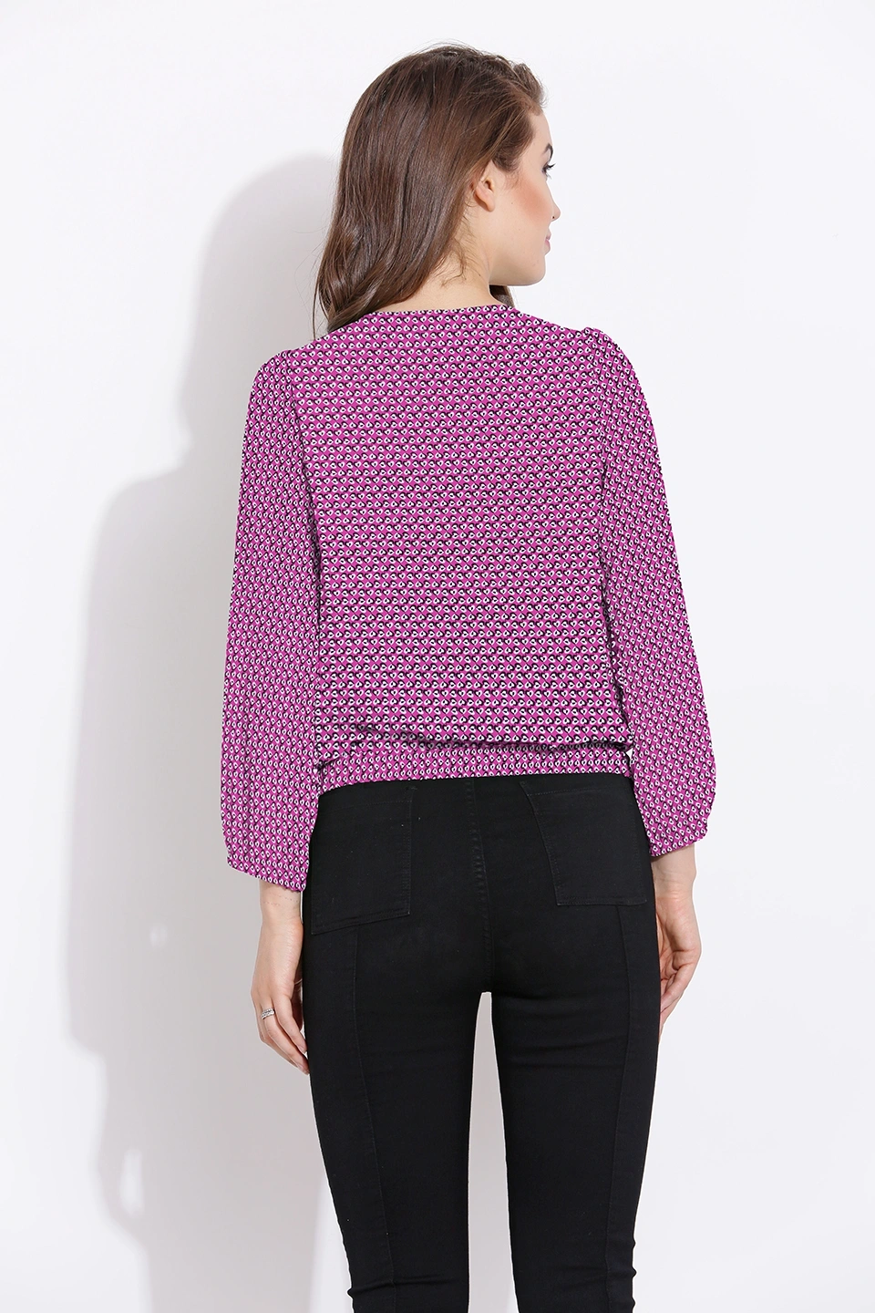 Overlap Shrug Top-Pink 1-38 (M)-1