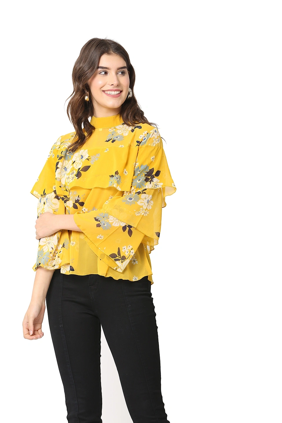 Valentino Top-Yellow-38 (M)-1