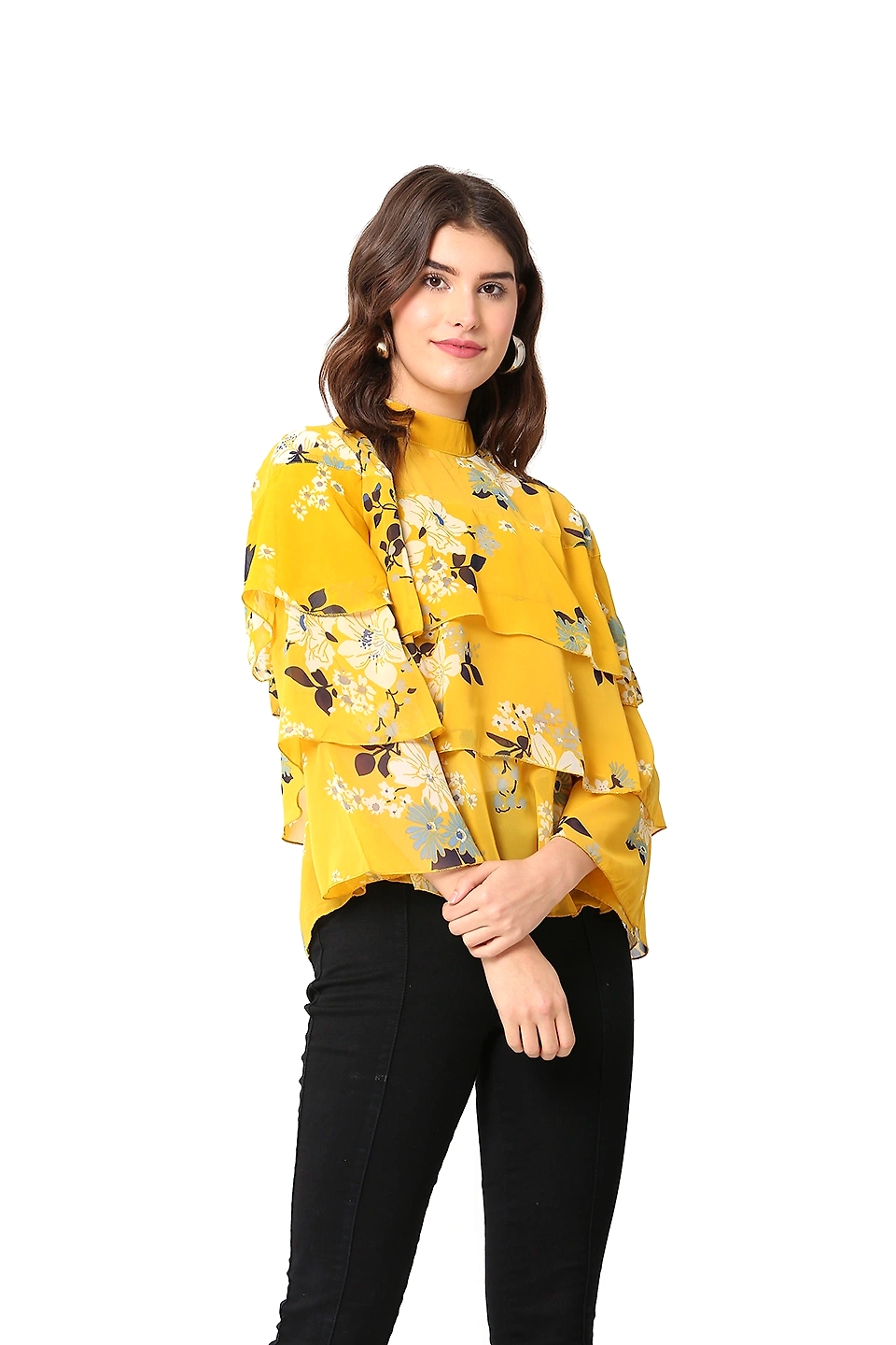 Valentino Top-Yellow-38 (M)-3