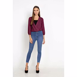 Overlap Shrug Top