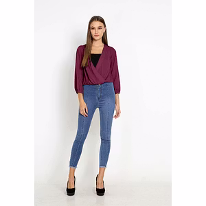 Overlap Shrug Top