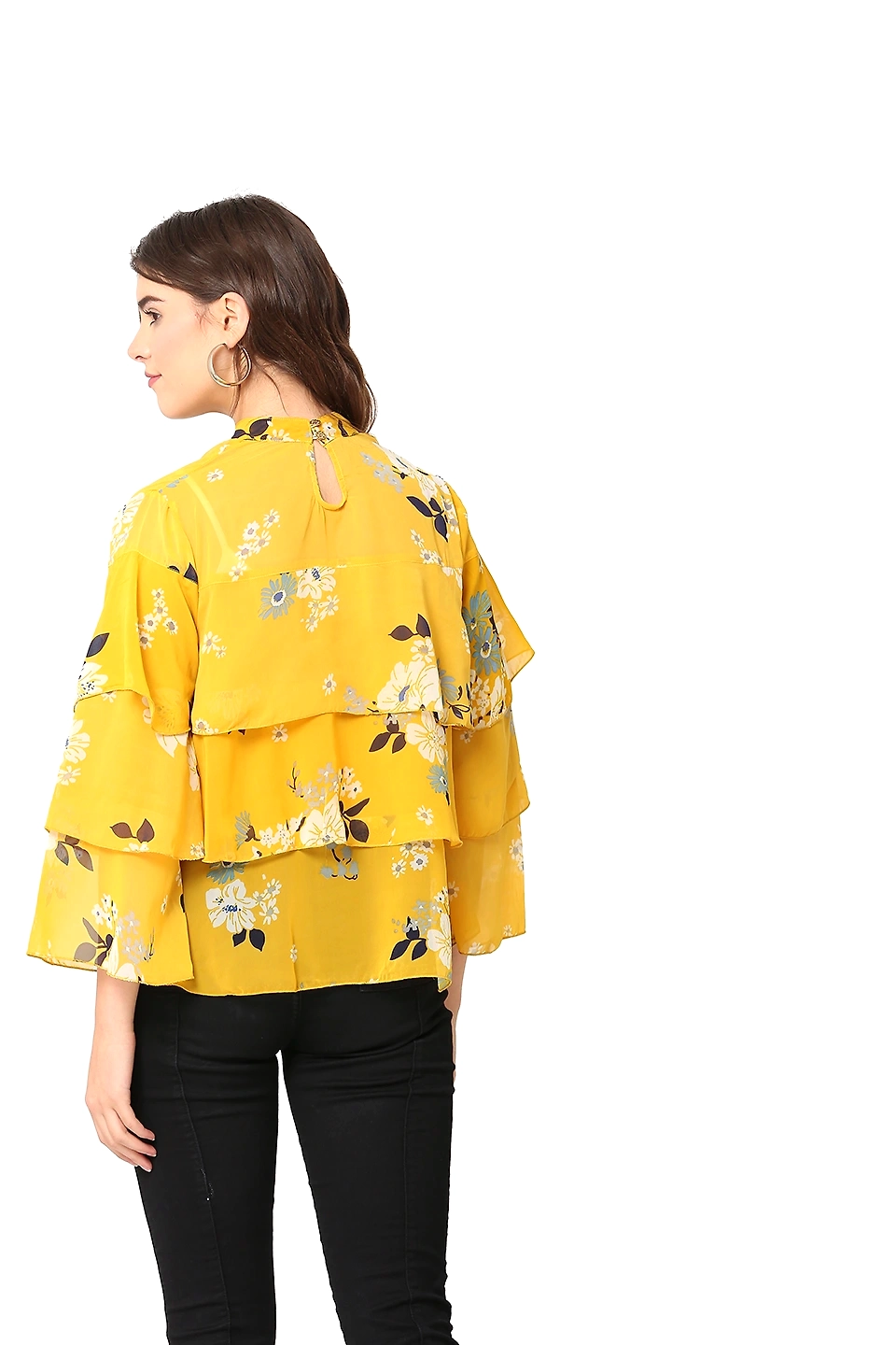 Valentino Top-Yellow-40 (L)-4