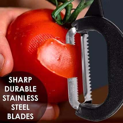 2-IN-1 DOUBLE JULIENNE AND VEGETABLE PEELER-1