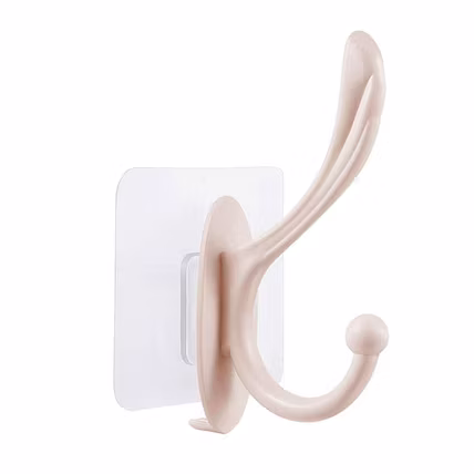 SELF ADHESIVE PLASTIC WALL HOOK FOR HOME-12363280