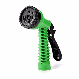 PLASTIC GARDEN HOSE NOZZLE WATER SPRAY GUN CONNECTOR TAP ADAPTER SET